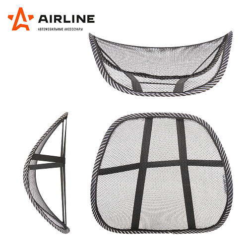 Поддержка спины анатомическая, черная