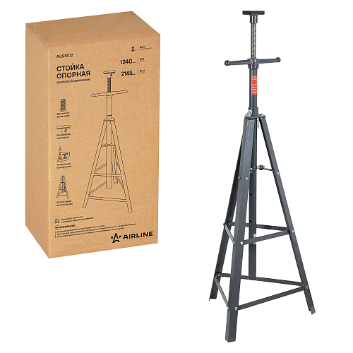 Стойка опорная 2т 1240-2145мм, винтовой механизм