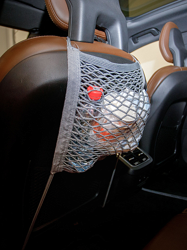 Сетка карман между передними сиденьями 30*28 см ( 4 пластиковых крючка)