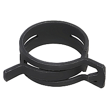 Хомут пружинный 30 (28-32,5/12мм), мин.29мм, самозажимной, хром-цинк(dacromet),черный