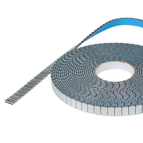 Груз балансировочный самоклеящийся стальной 1000*5гр, катушка