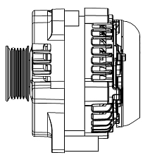 Генератор универсальный для автомобилей Toyota с дв. 2JZ/1JZ (CR Drift edition) 250А