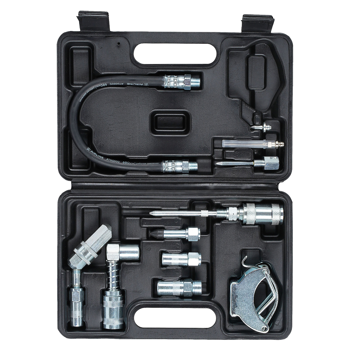 Набор адаптеров-переходников для плунжерных шприцов 11пр., пласт. кейс