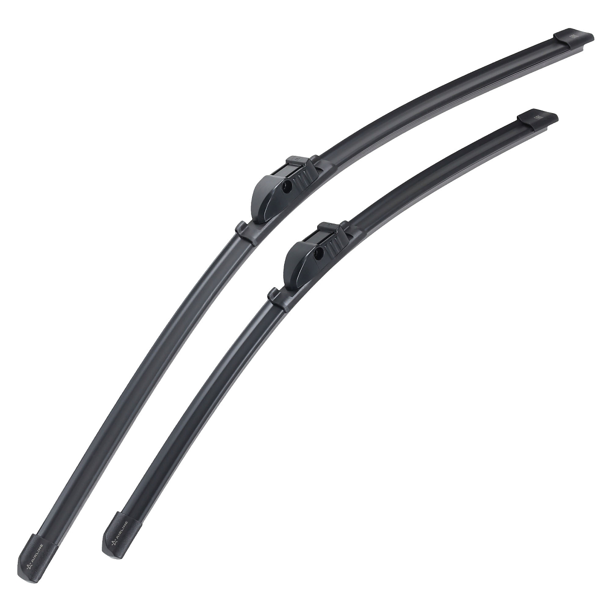 Щетки стеклоочистителя комплект 600/480мм (24"/19") бескаркасные с креплением "Side Pin 22 мм", 2 штуки МП-серия