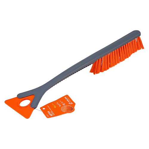 Щетка от снега и льда с мягкой щетиной (52 см) + съемный скребок