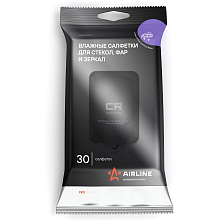 Салфетки влажные для стекол, фар и зеркал PRO (30 шт.)