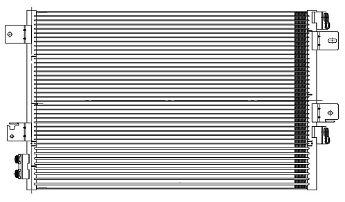 Радиатор кондиционера для автомобилей Dodge Caliber (06-)/Jeep Compass (07-)/Patriot (07-) AT