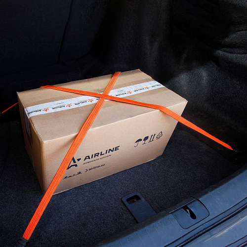 Резинки-стяжки (эластичные) набор 2 шт. 120 см, 20 мм (пластиковые крючки)