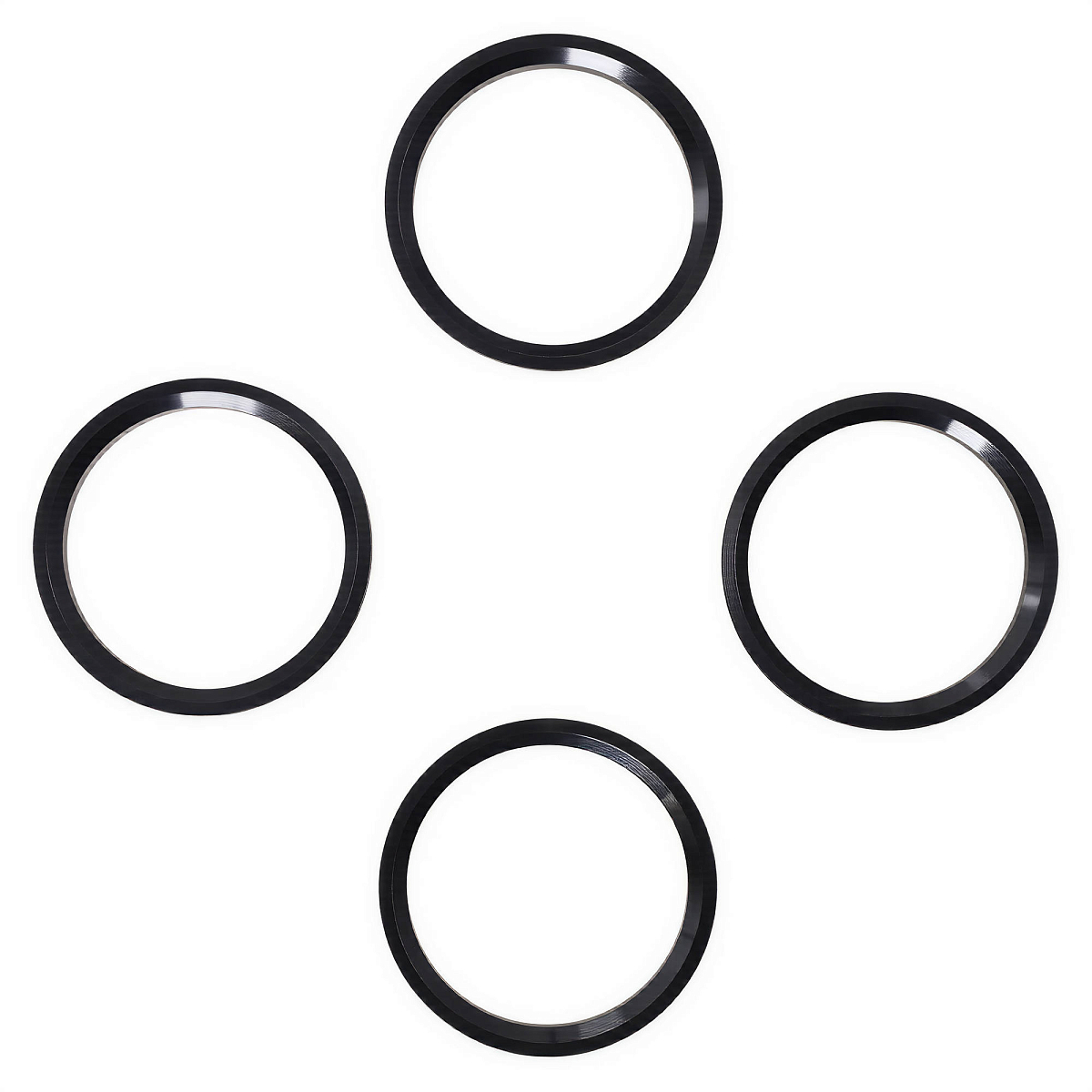 Кольцо центровочное для литого диска 66.6-57.1мм, комплект 4 шт., алюминий