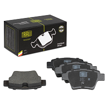 Колодки тормозные дисковые задние для автомобилей Citroen C4 (04-) / Peugeot 207 (06-) / 307 (00-)