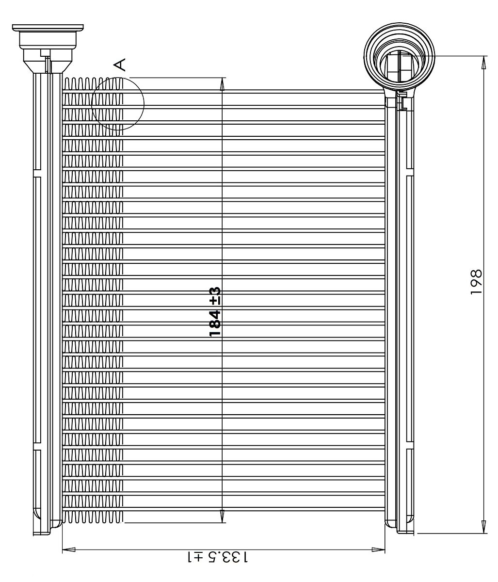 Радиатор отопителя для автомобилей Vesta (15-)/Logan II (12-)/Kaptur (16-)