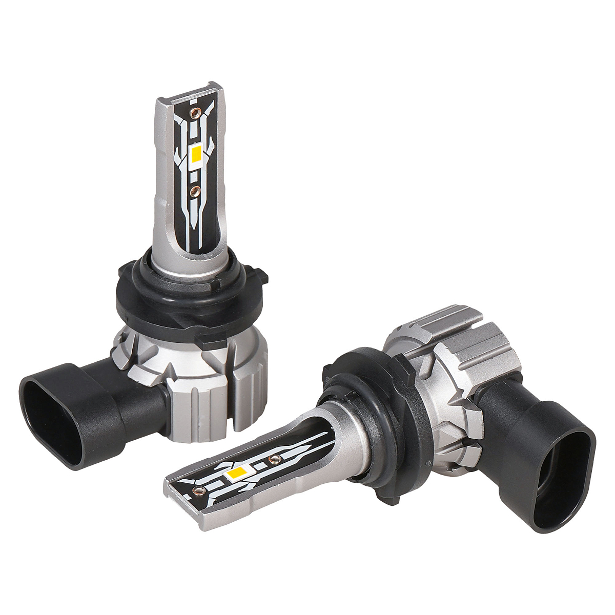 Лампа светодиодная HB3/HB4 STANDARD, 17Вт, 4000Лм (2000Лм x 2), 3000К (Желтый), 12В, комплект 2 шт. МП-серия