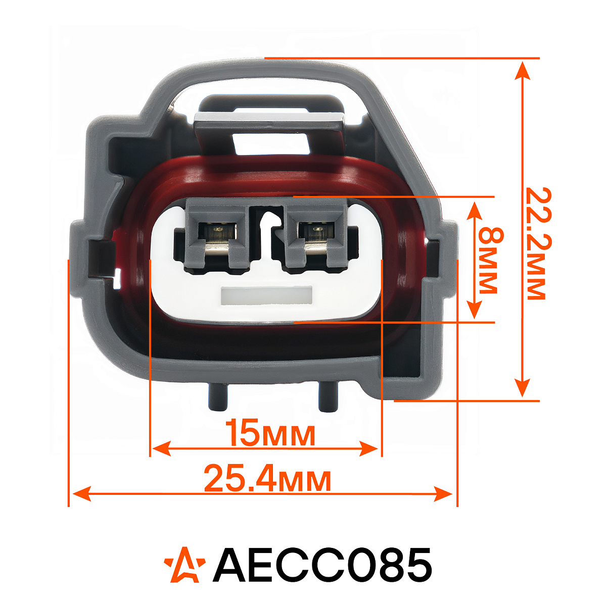 Разъём 2 pin с проводами для катушки зажигания Chevrolet, Daewoo, Hyundai