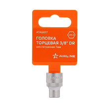 Головка торцевая 3/8"DR шестигранная 7мм, L=25мм пласт.подвес