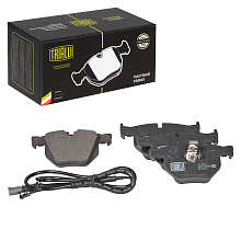 Колодки тормозные дисковые задние для автомобилей BMW 5 (E60) (03-)/6 (E63) (03-) (в комплекте с датчиком)