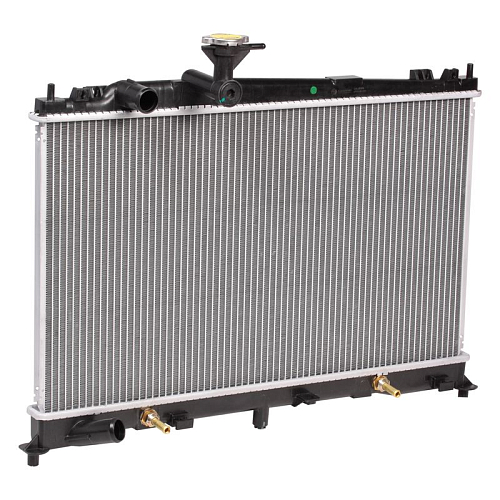 Радиатор охлаждения для автомобилей Mazda 6 (GG) (02-) 2.0i AT (сердц. 678*375мм)