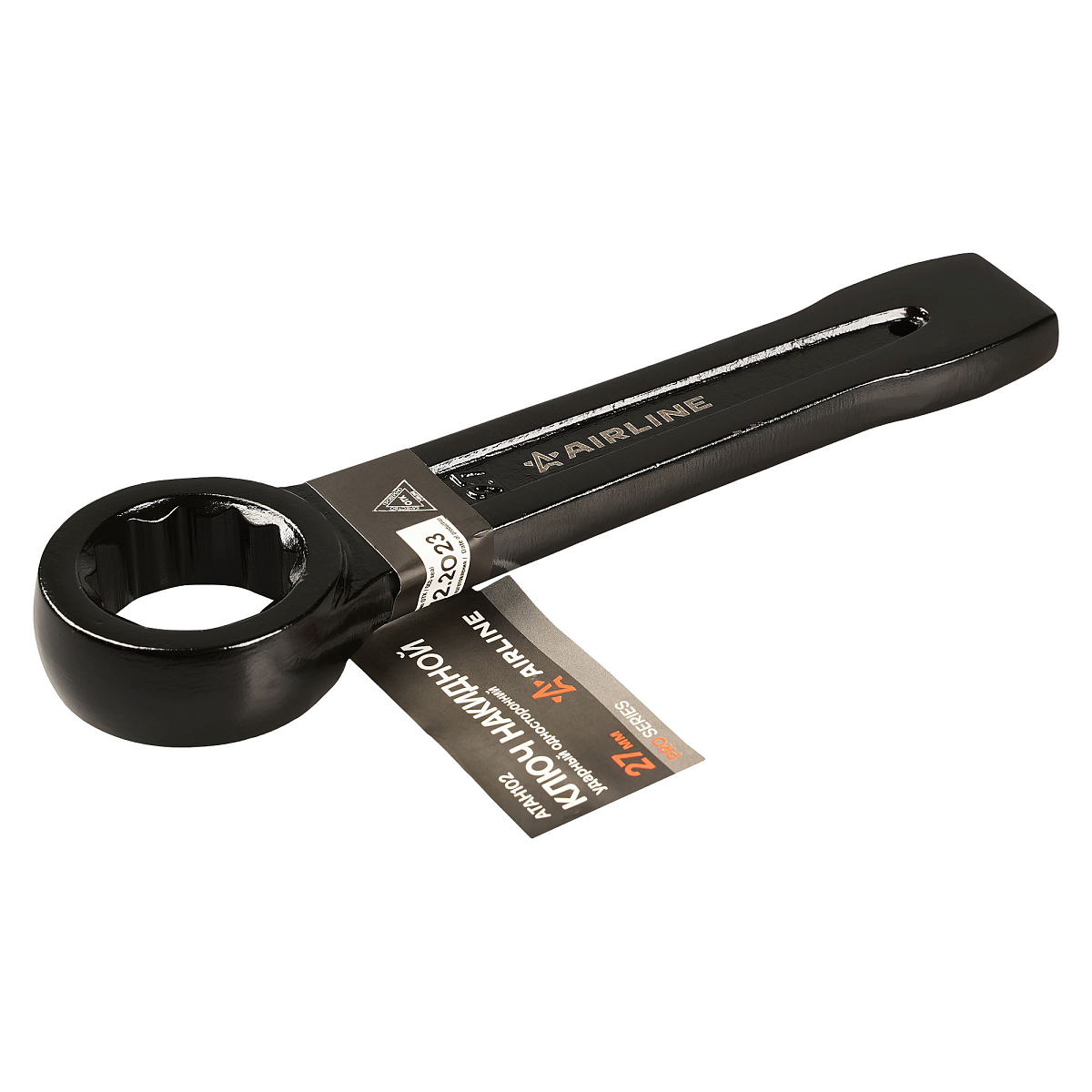 Ключ ударный накидной односторонний 27мм, L=175-185мм