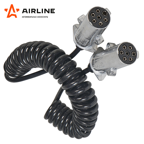 Кабель прицепа 24В тип-N 7 контактов 4,5м (металл)