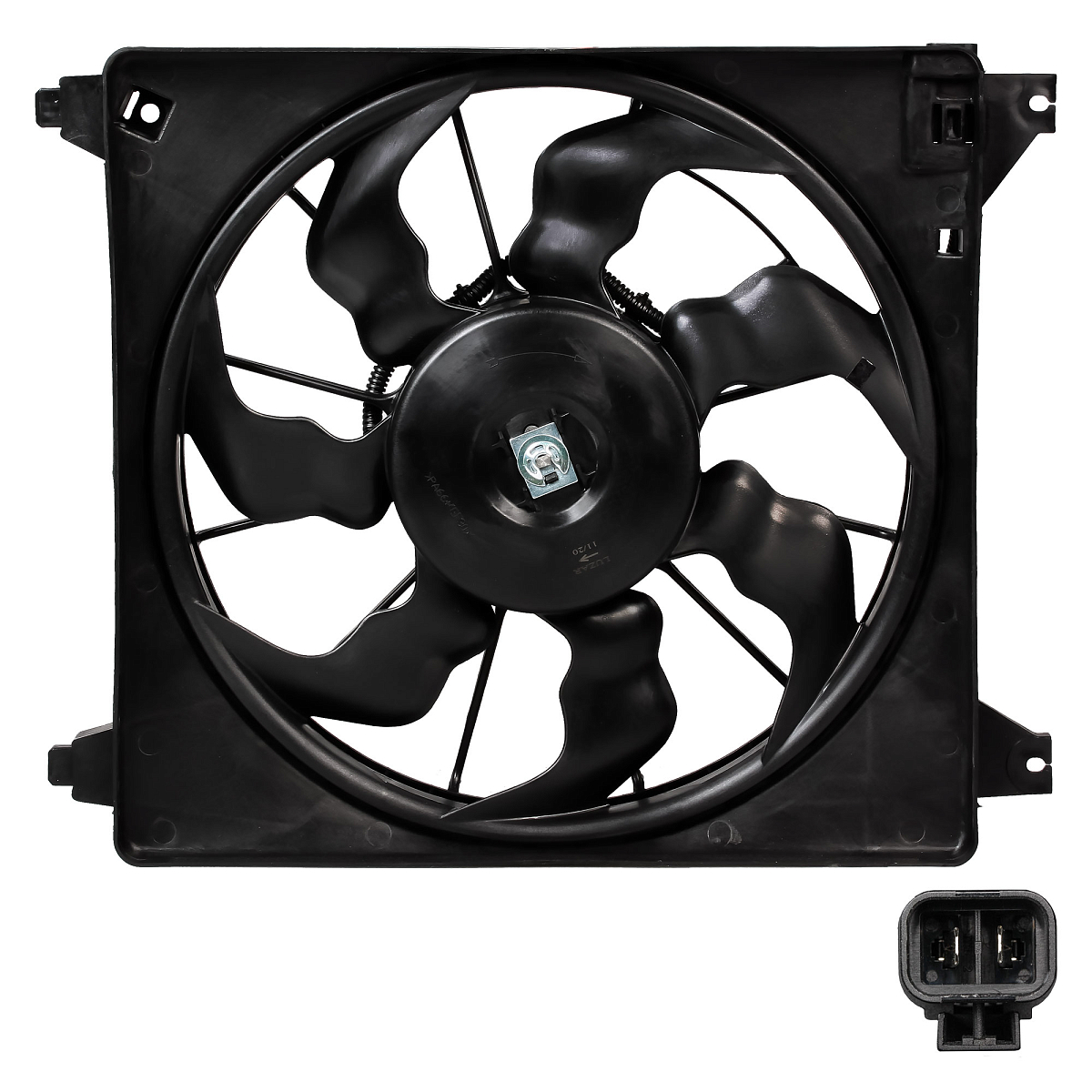 Электровентилятор охлаждения для автомобилей Hyundai Grand Starex (H-1) (07-) 2.5D (A2) (с кожухом)