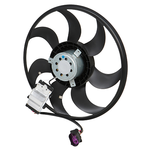 Электровентилятор охлаждения для автомобилей Touareg (02-) 320W (без кожуха; c модулем управления)
