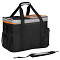 Сумка-холодильник (термосумка) PRO, 36л, 44*33*25см, водонепр., чер./сер.