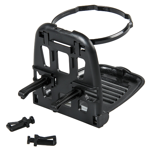 Держатель напитков на дефлектор, складной, черный/серый