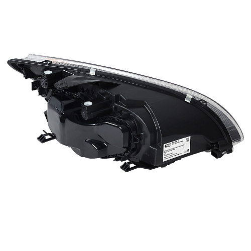 Фара для автомобилей Ford Focus II (05-) (головного света) галоген, электрический корректор, цвет рамы: черный, левая