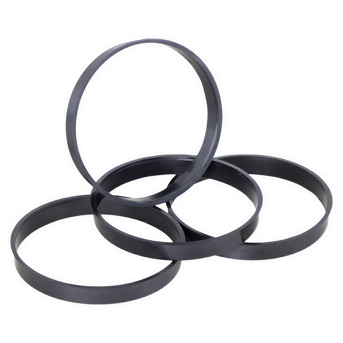 Кольцо центровочное для литого диска 74.1-72.6мм, комплект 4 шт., пластик