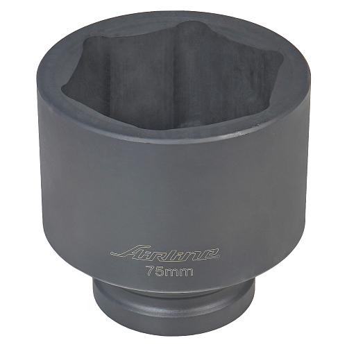 Головка ударная торцевая 1"DR шестигранная 75мм, L=100мм