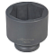 Головка ударная торцевая 1"DR шестигранная 75мм, L=100мм