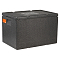 Термоконтейнер с крышкой 60 л, 600*400*400мм, ВПП, цвет черный