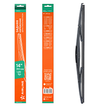 Щетка стеклоочистителя 350 мм (14") задняя каркасная пластиковая для а/м Nissan/Honda/Mitsubishi