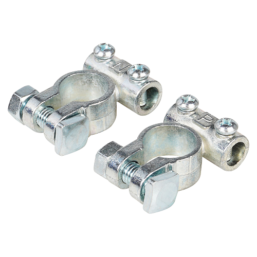 Клеммы АКБ в комплекте цинк 63мм под 2 винта М5