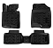 Ковры для Kia Cee'd (2012-), 4 шт., выс. борт, 3D с подпятником, ТЭП, черн.