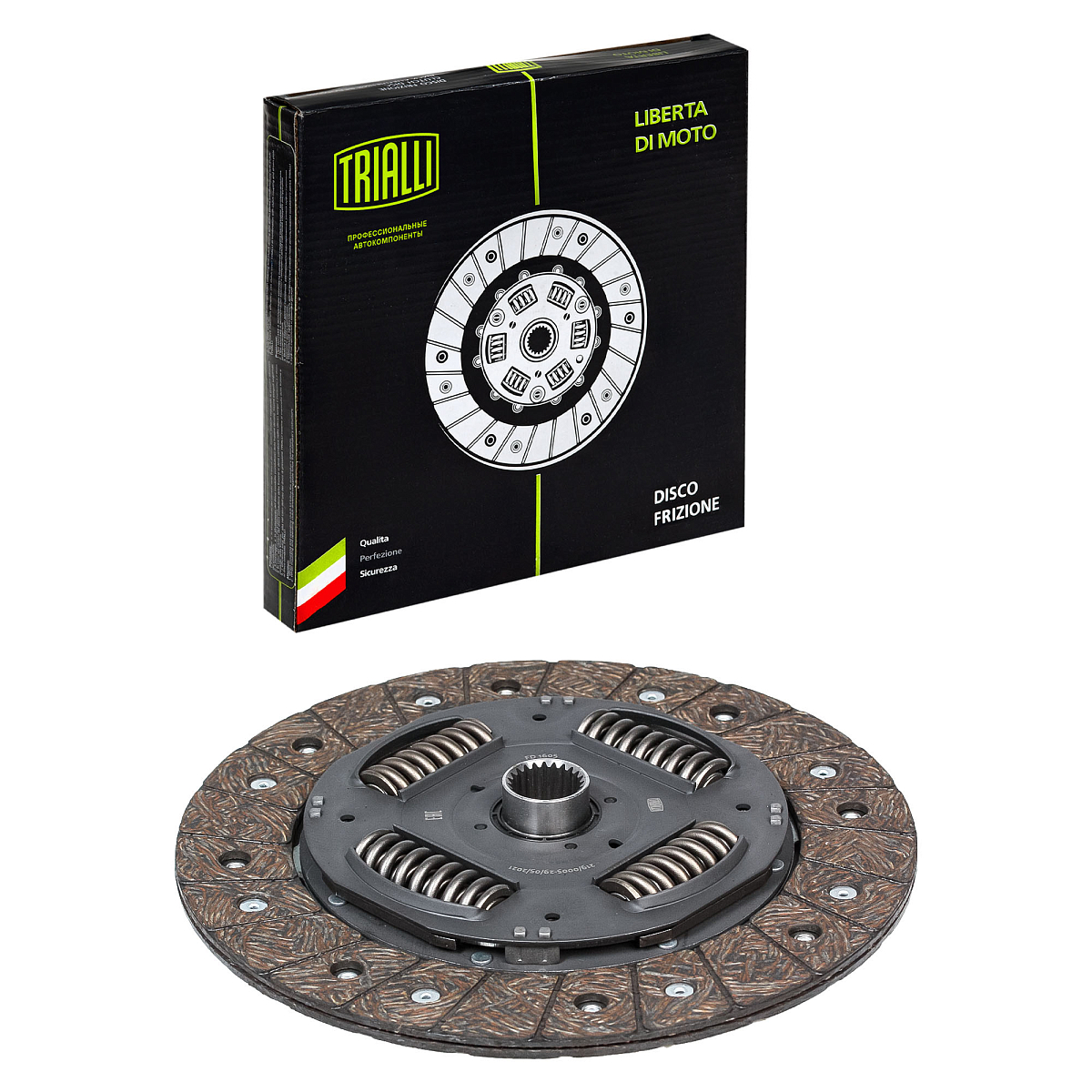 Диск сцепления ведомый для автомобилей Fiat Ducato (Sollers-RUS) (08-) 2.3 JTD (КПП M38)