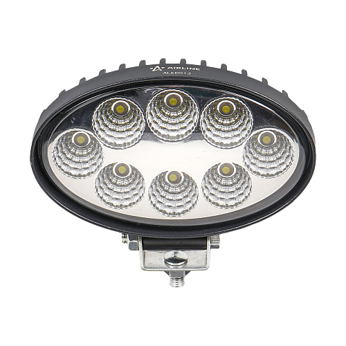 Фара светодиодная овальная, 8LED, ближний свет, 24Вт, 140х86х55мм, 12/24В, PLUS