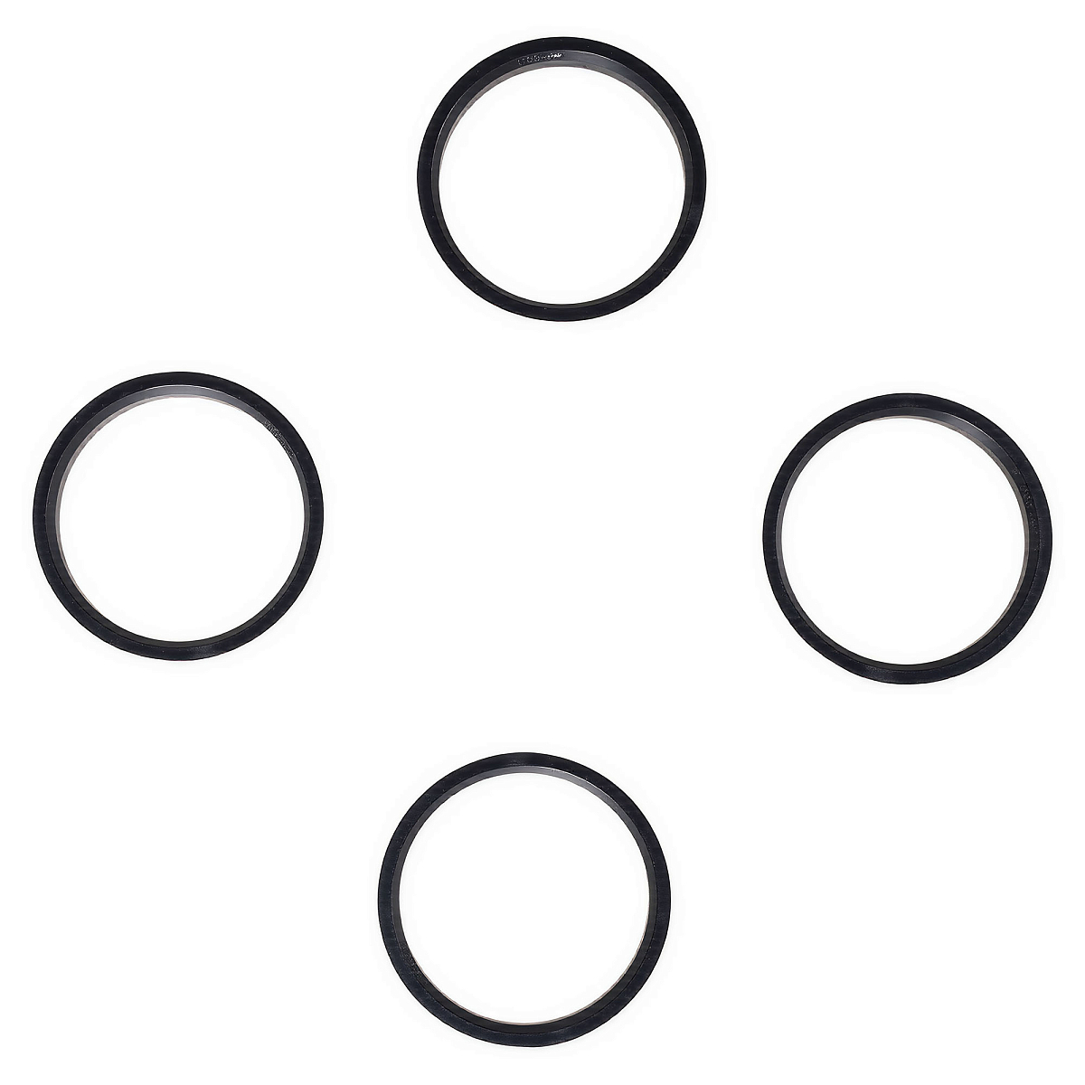 Кольцо центровочное для литого диска 73.1-54.1мм, комплект 4 шт., пластик