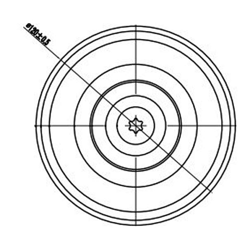 Ролик приводного ремня для автомобилей Geely Atlas (16-)/Emgrand X7 (13-) 2.0i/2.4i (опорный)