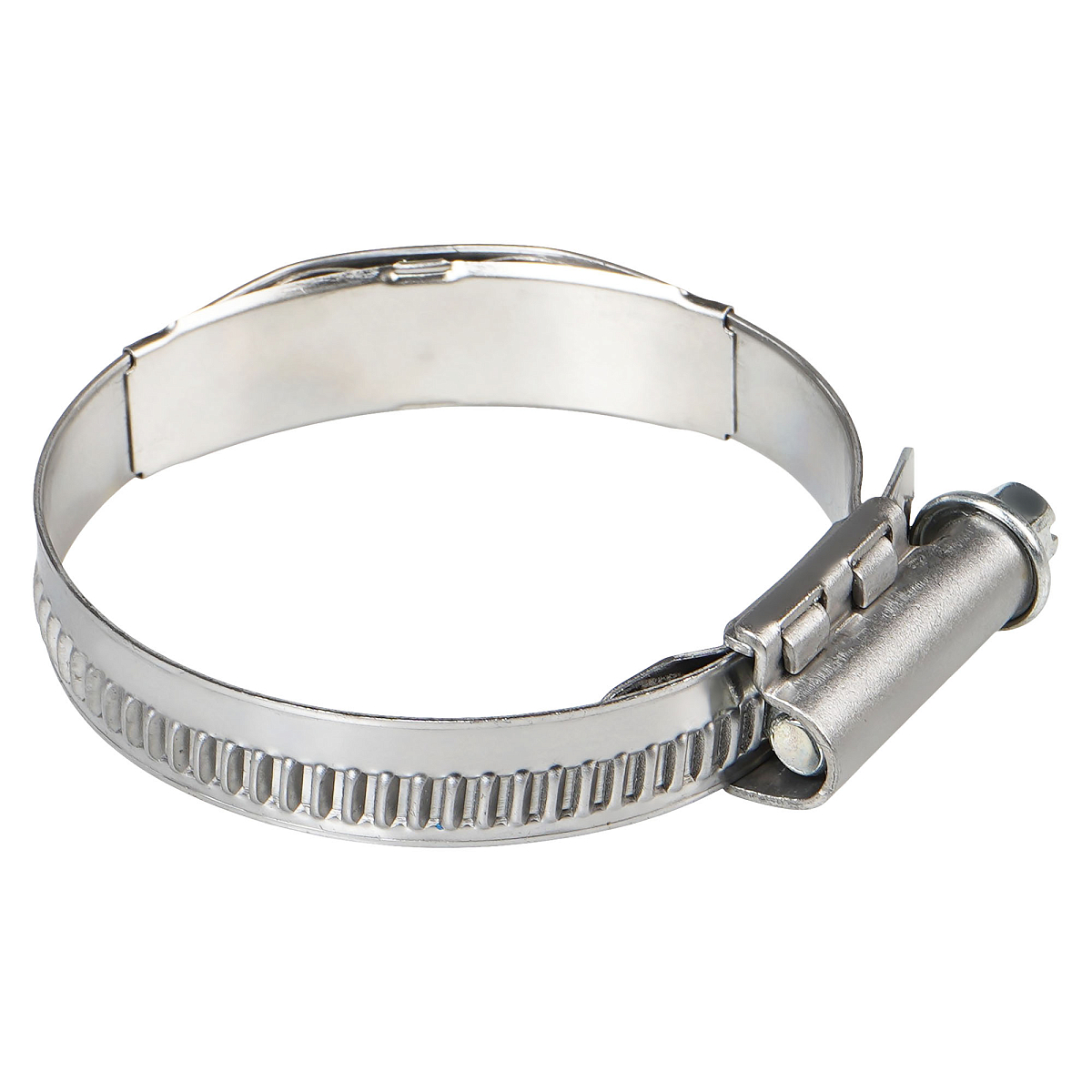 Хомут червячный 40-60/12мм с пружинной вставкой, W2 (нерж.)