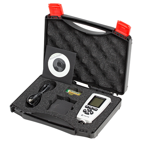 Толщиномер лакокрасочного покрытия PRO, непрерывн.измерение, черн./цвет. металлы, в кейсе