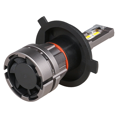 Лампa светодиодная H4 PLUS, 28Вт, 12/24В, 5000Лм (2500Лм x 2), 3000К (Желтый), комплект 2 шт.