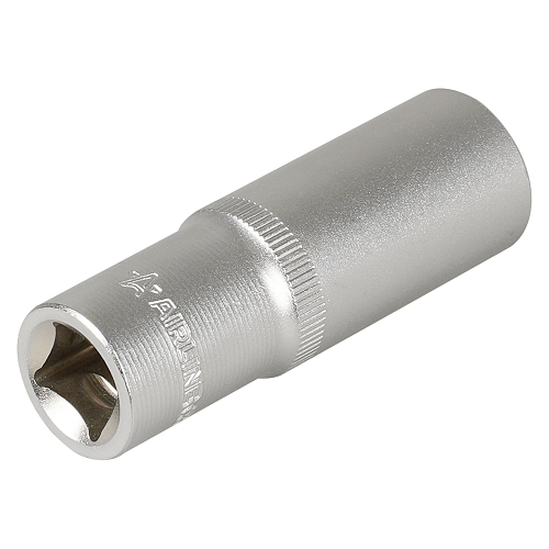 Головка торцевая 1/2"DR двенадцатигранная 19мм, L=78мм пласт.подвес