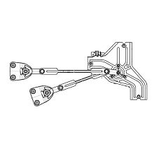Трапеция стеклоочистителя для автомобилей Mercedes-Benz Actros MP4/MP5 (11-)