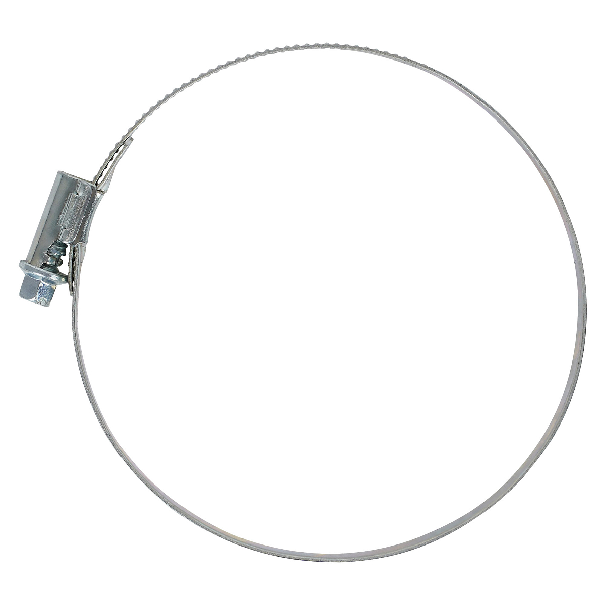 Хомут 80-100/9мм, червячный, усиленный, W1(оцинк), 1 шт.