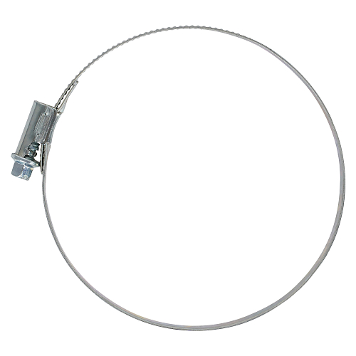 Хомут 80-100/9мм, червячный, усиленный, W1(оцинк), 1 шт.