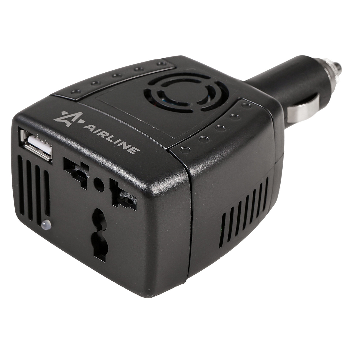 Инвертор автомобильный 12В-220В, 150 Вт