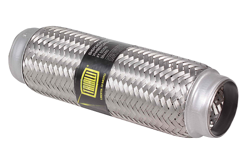 Виброкомпенсатор выхлопной трубы (Гофра) 55x250 InnerBraid (нержавеющая сталь)