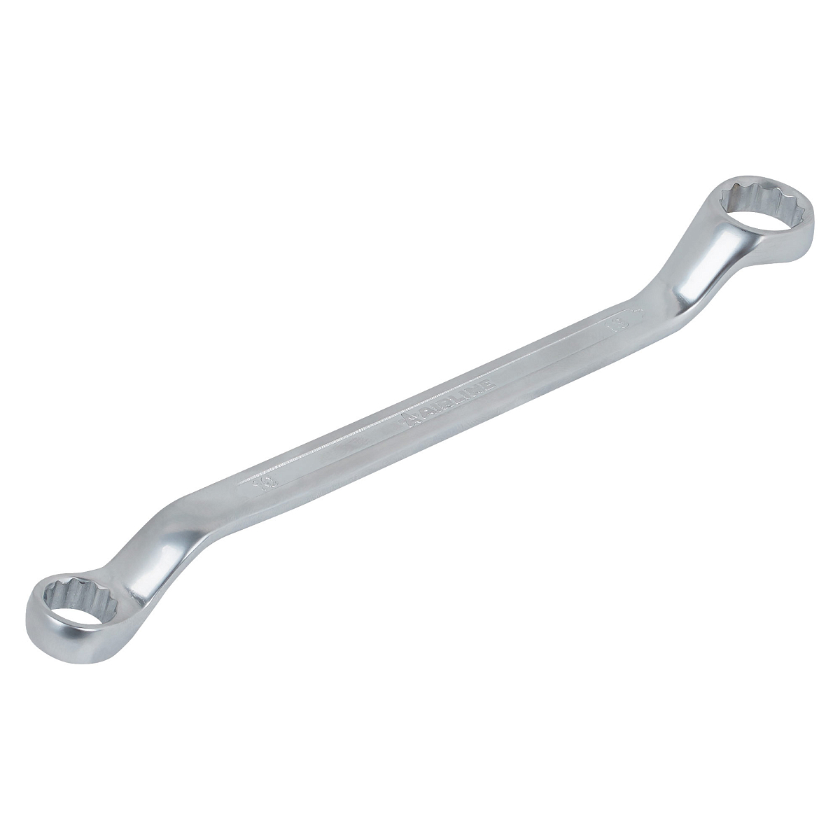 Ключ накидной с изгибом 10х13мм PRO, пласт.подвес