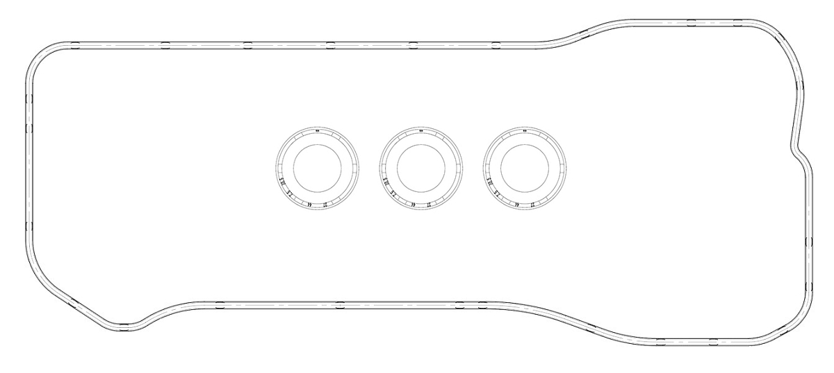 Прокладка клапанной крышки для а/м Toyota Highlander (07-)/Lexus RX (08-)/Camry (06-) 3.5i (кмпл. лев.)