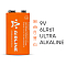 Батарейка 6LR61/Крона 9V щелочная 1 шт.